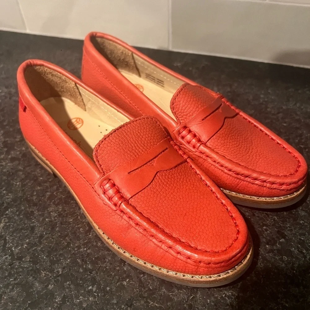 Marc Joseph boys loafers red size 12 Toddler NWOB